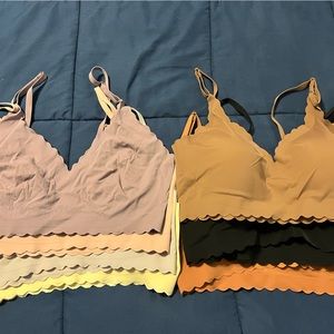 Lot of 7 comfortable bras